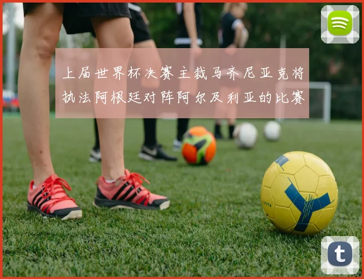 上届世界杯决赛主裁马齐尼亚克将执法阿根廷对阵阿尔及利亚的比赛